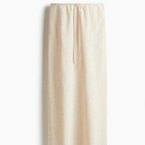 H&M Tan Maxi Skirt Size L